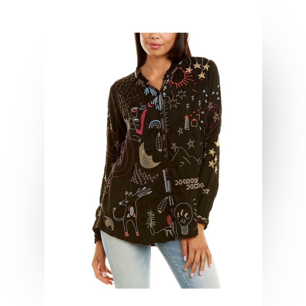 Johnny Was Biya Picassa ( Storybook) Shirt S